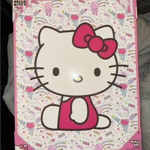 Hello Kitty Pink and White Wall Art